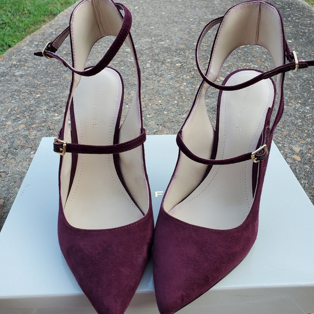 Marc Fisher Suede Heels - image 2